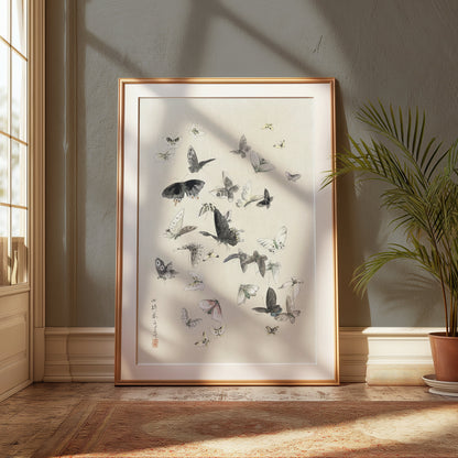Premium Poster of Graceful Butterfly Illustration Art Print Posters