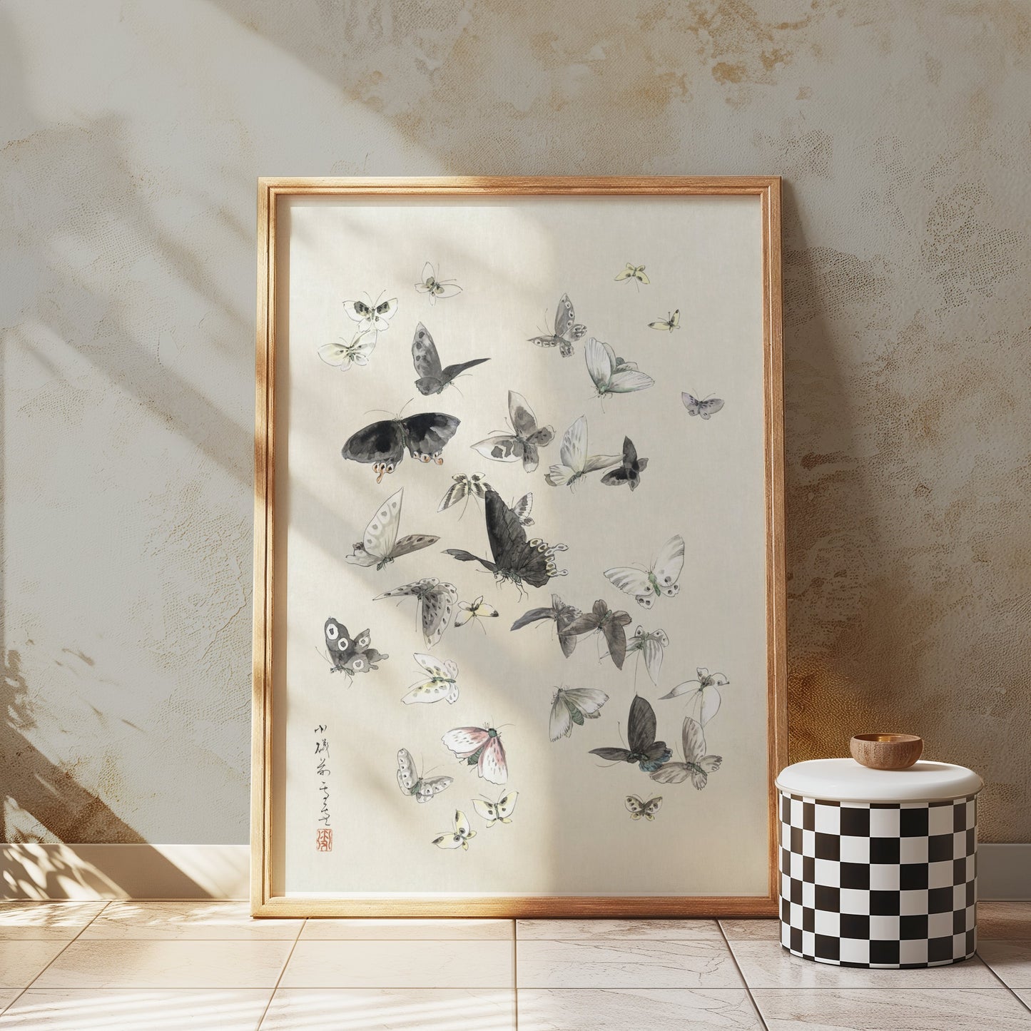 Premium Poster of Graceful Butterfly Illustration Art Print Posters