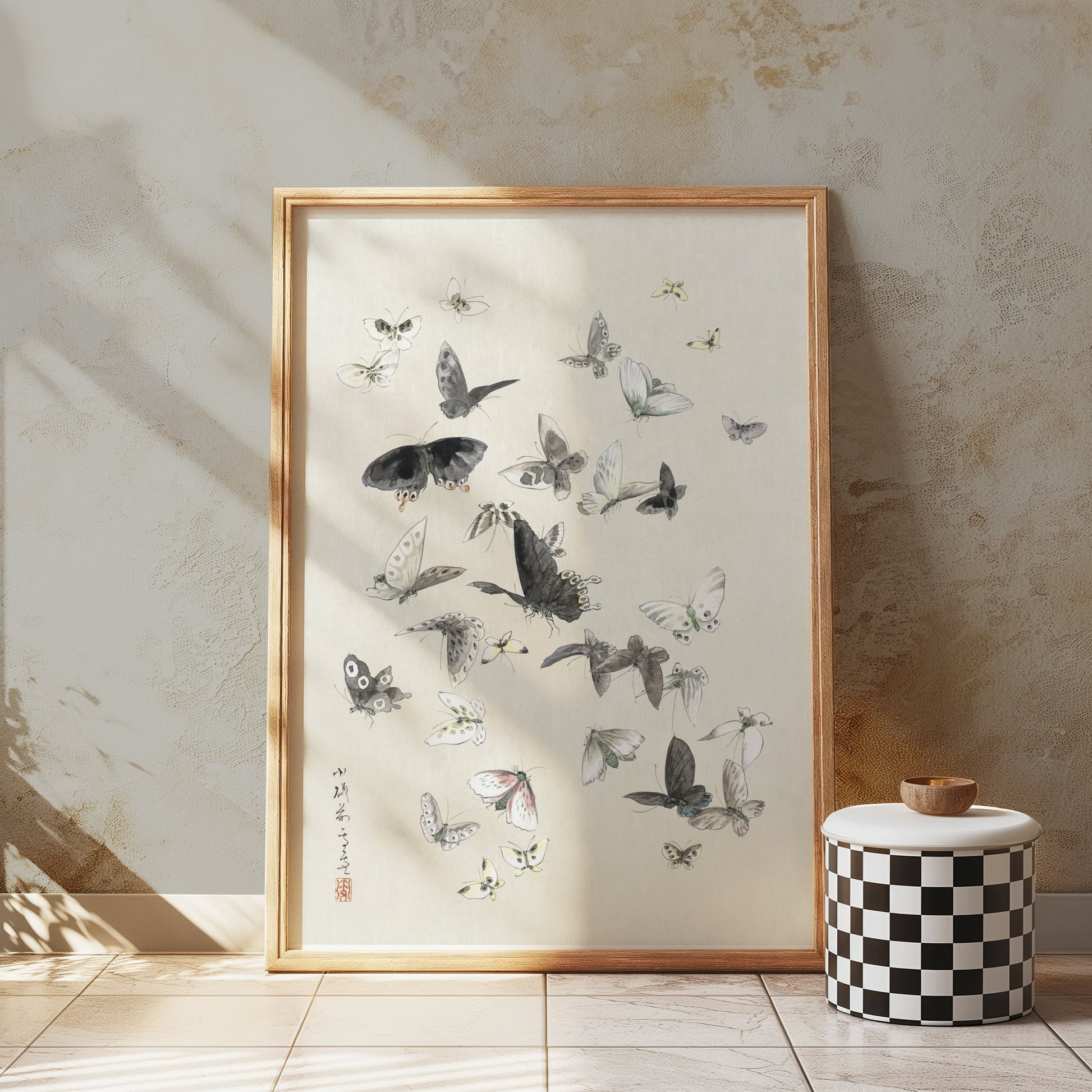 Premium Poster of Graceful Butterfly Illustration Art Print Posters