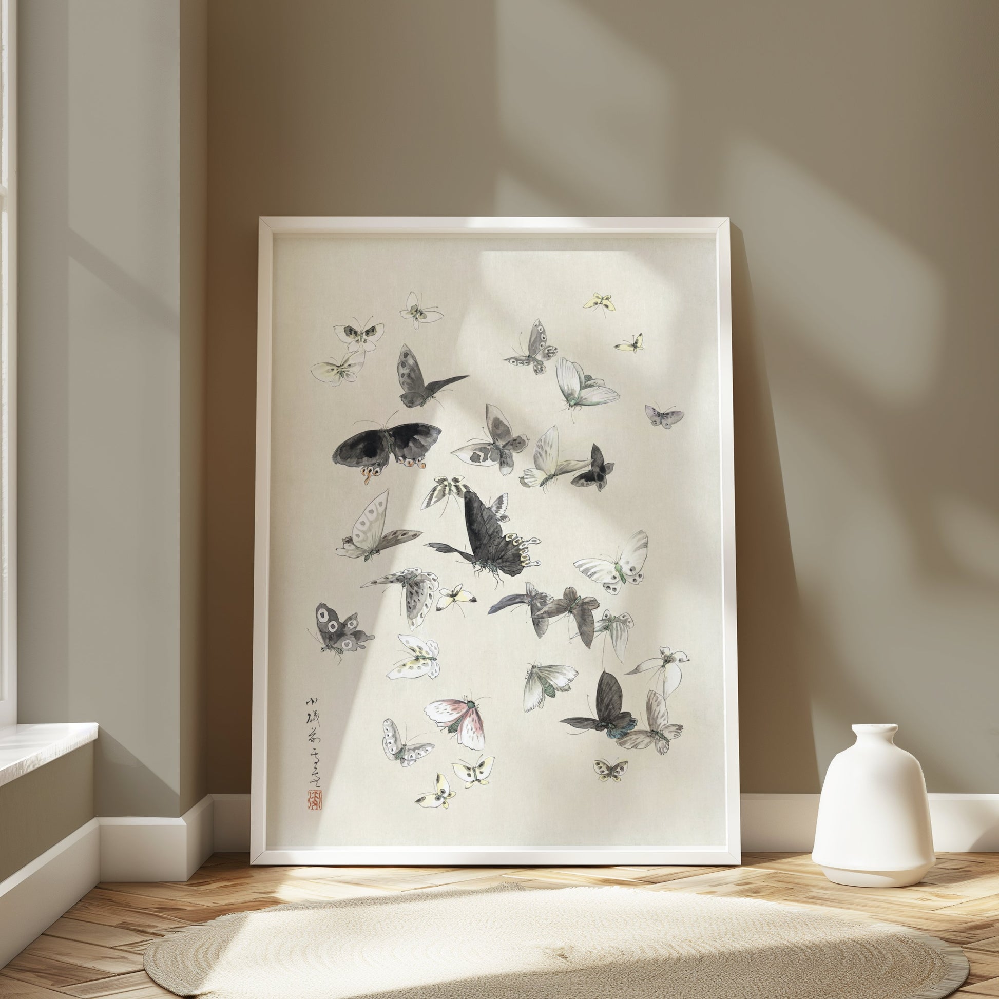 Premium Poster of Graceful Butterfly Illustration Art Print Posters