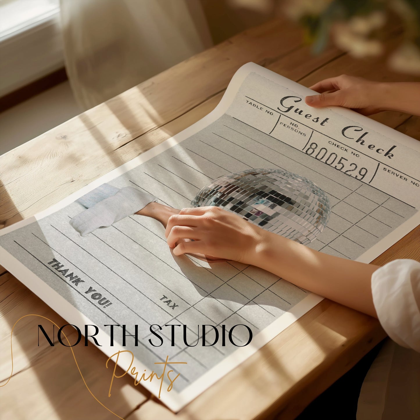 Premium Poster of Guest Check Number Disco Ball Posters