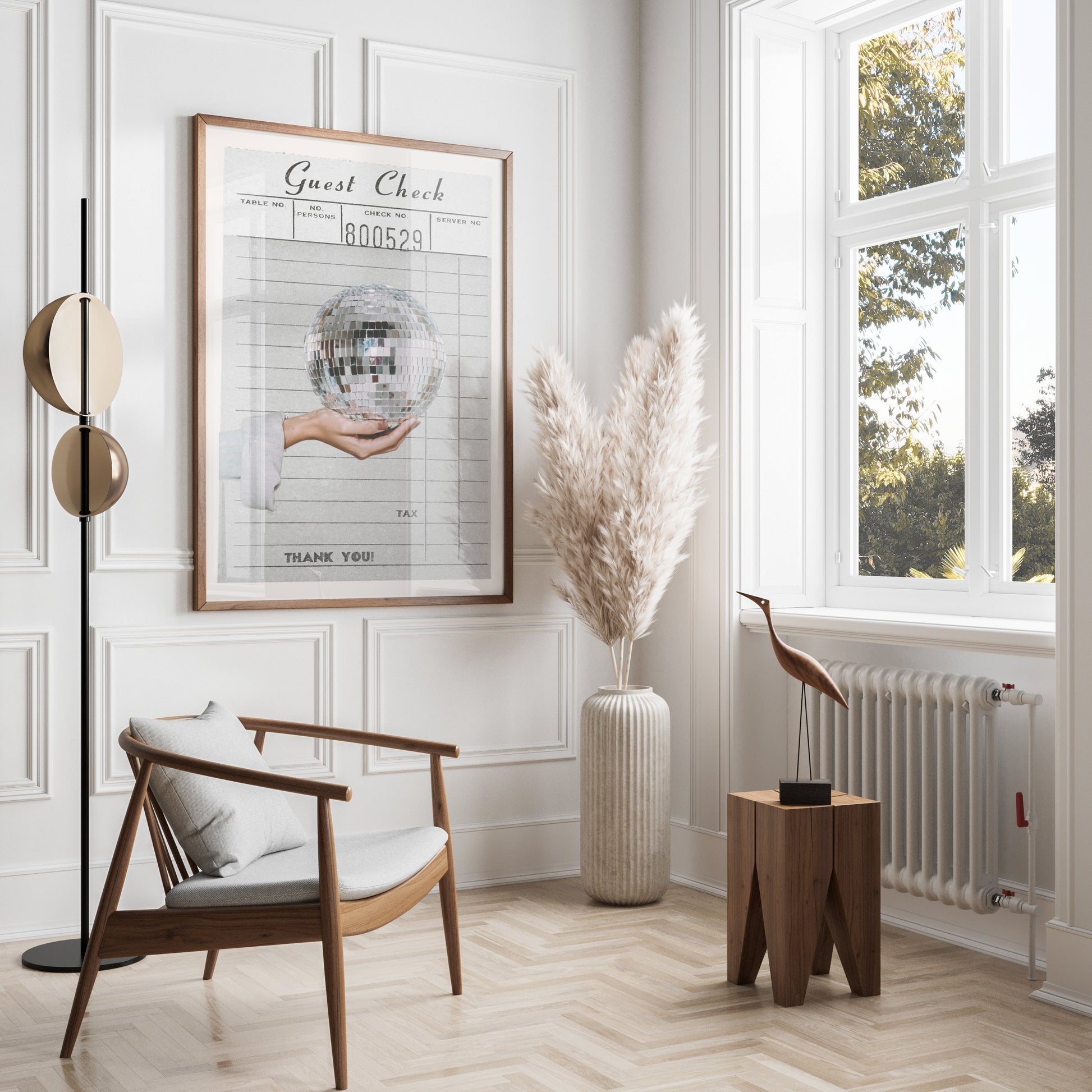 Premium Poster of Guest Check Number Disco Ball Posters