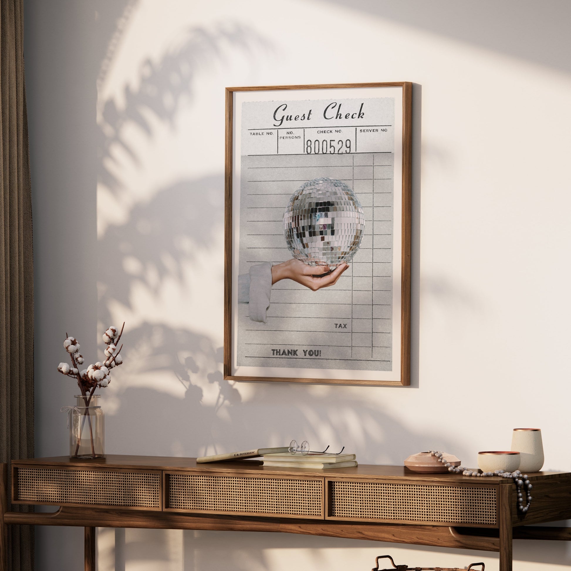 Premium Poster of Guest Check Number Disco Ball Posters