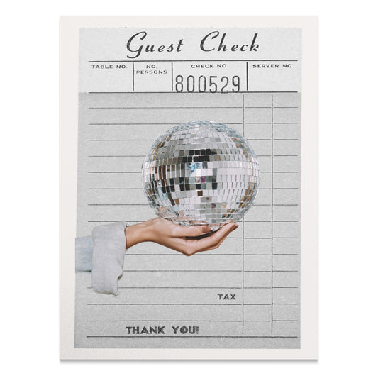 Premium Poster of Guest Check Number Disco Ball Posters
