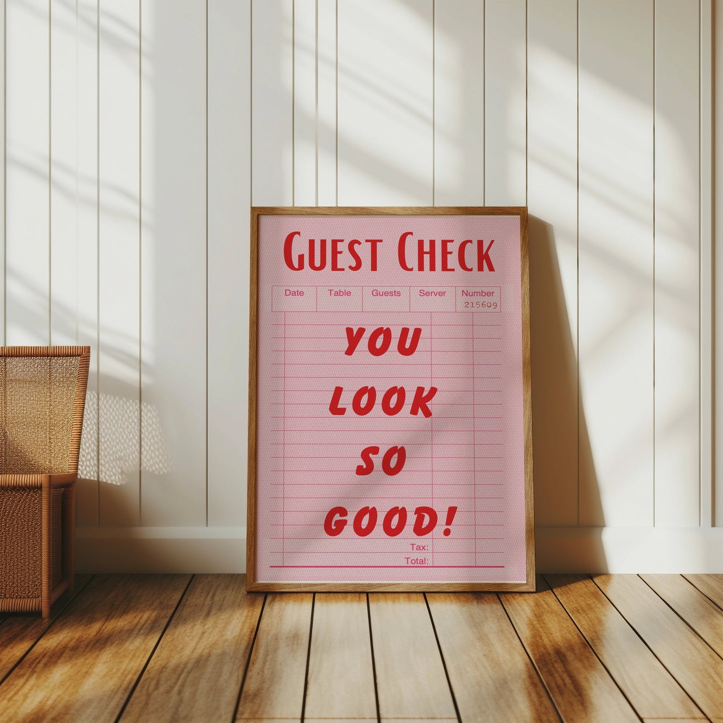 Premium Poster of Guest Check You Look So Good Motivational Posters