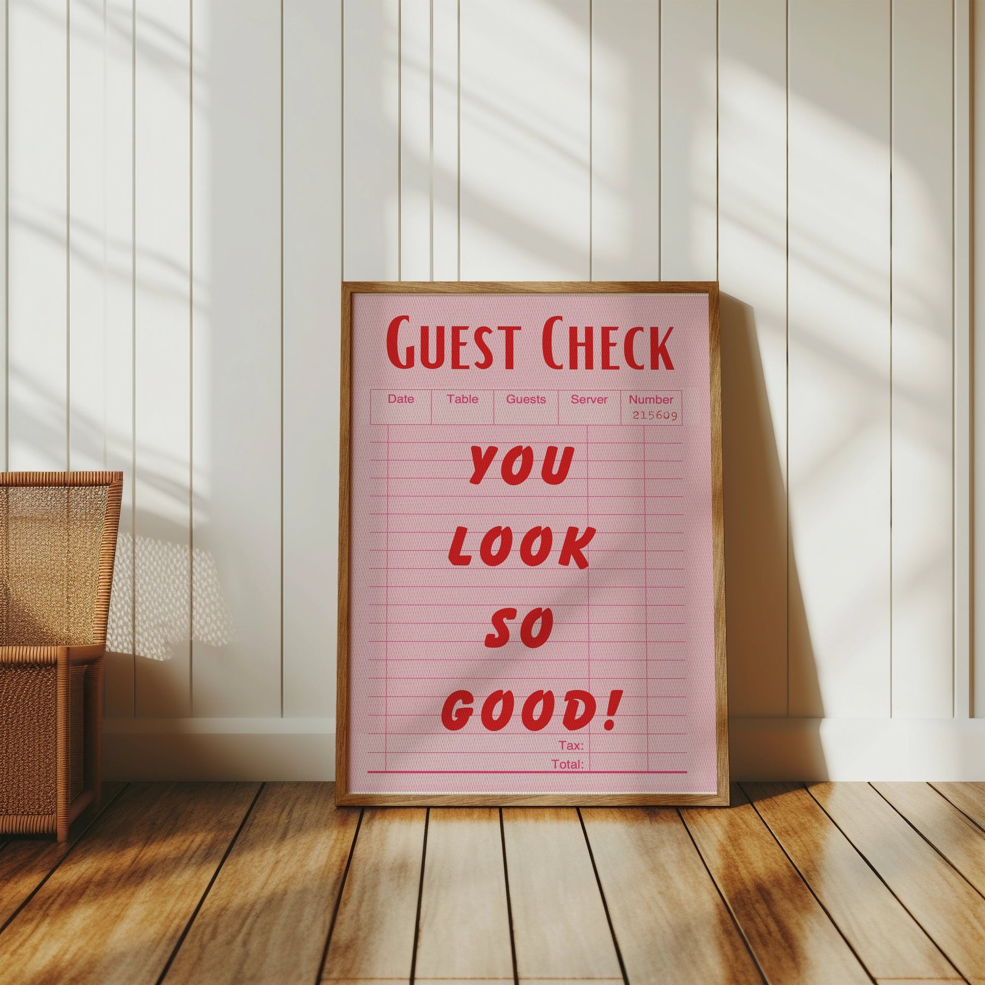 Premium Poster of Guest Check You Look So Good Motivational Posters