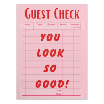 Premium Poster of Guest Check You Look So Good Motivational Posters