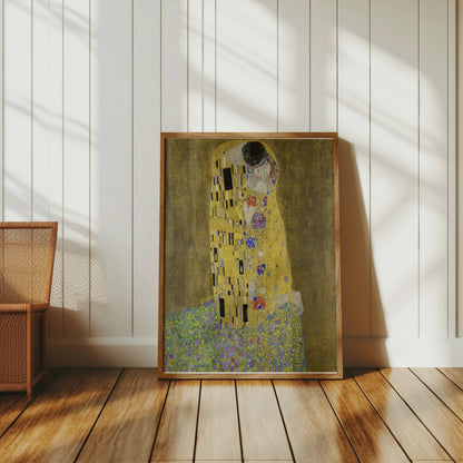 Premium Poster of Gustav Klimt The Kiss Art Print Poster Wall Decor Posters