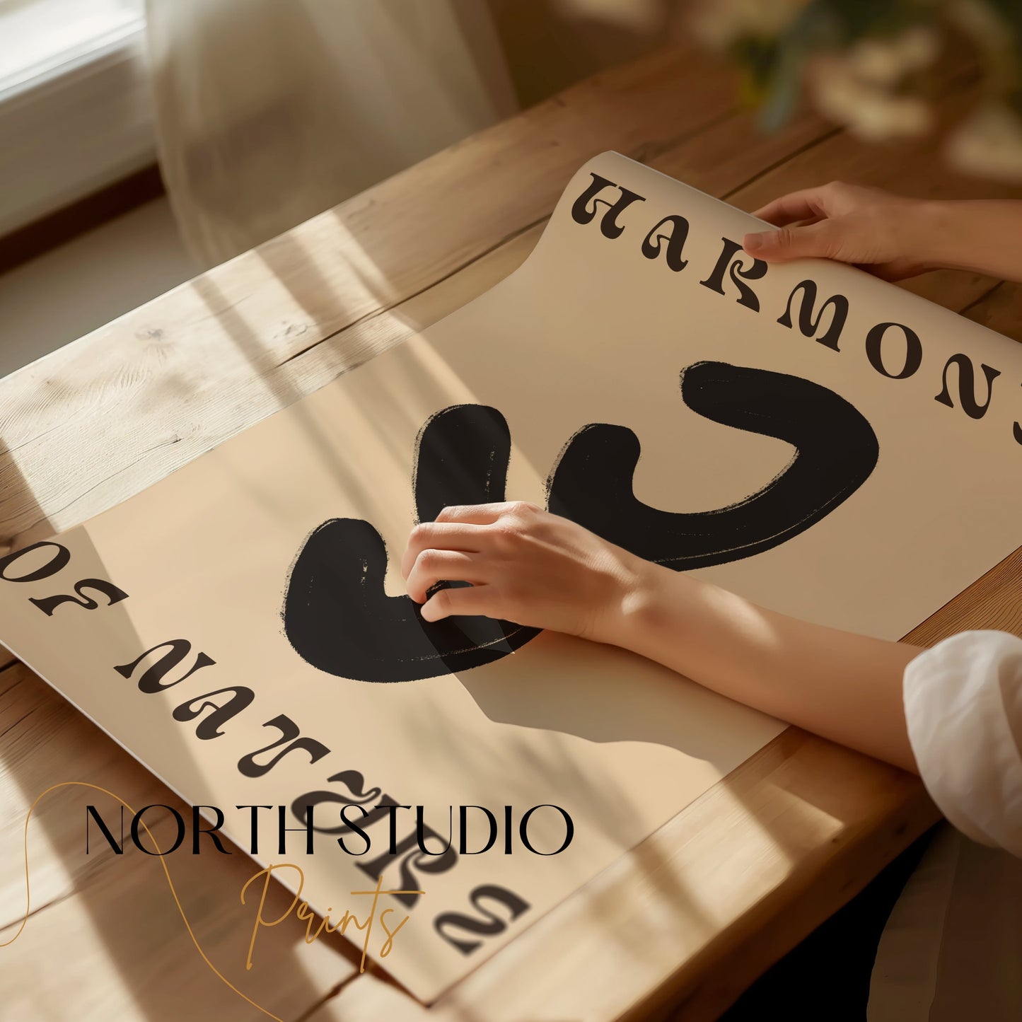 Premium Poster of Harmony of Nature Abstract Wall Art Posters