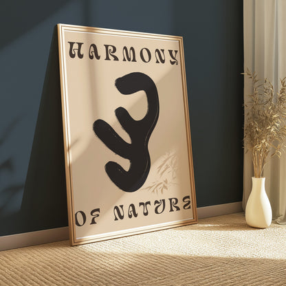 Premium Poster of Harmony of Nature Abstract Wall Art Posters