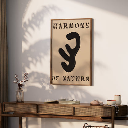 Premium Poster of Harmony of Nature Abstract Wall Art Posters