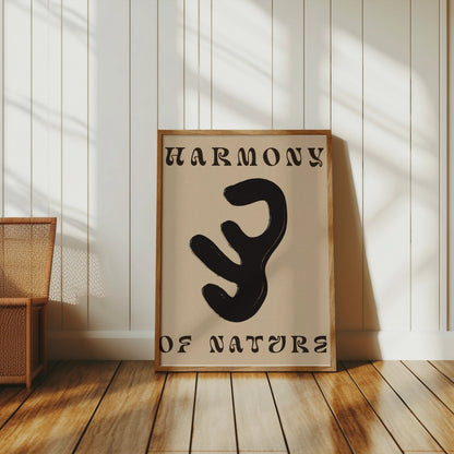 Premium Poster of Harmony of Nature Abstract Wall Art Posters