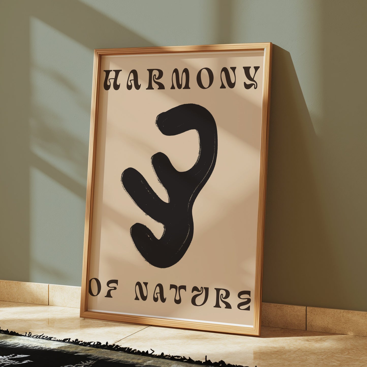 Premium Poster of Harmony of Nature Abstract Wall Art Posters