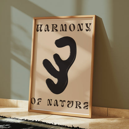 Premium Poster of Harmony of Nature Abstract Wall Art Posters