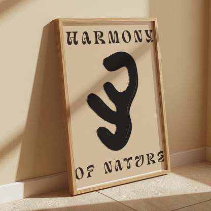 Premium Poster of Harmony of Nature Abstract Wall Art Posters