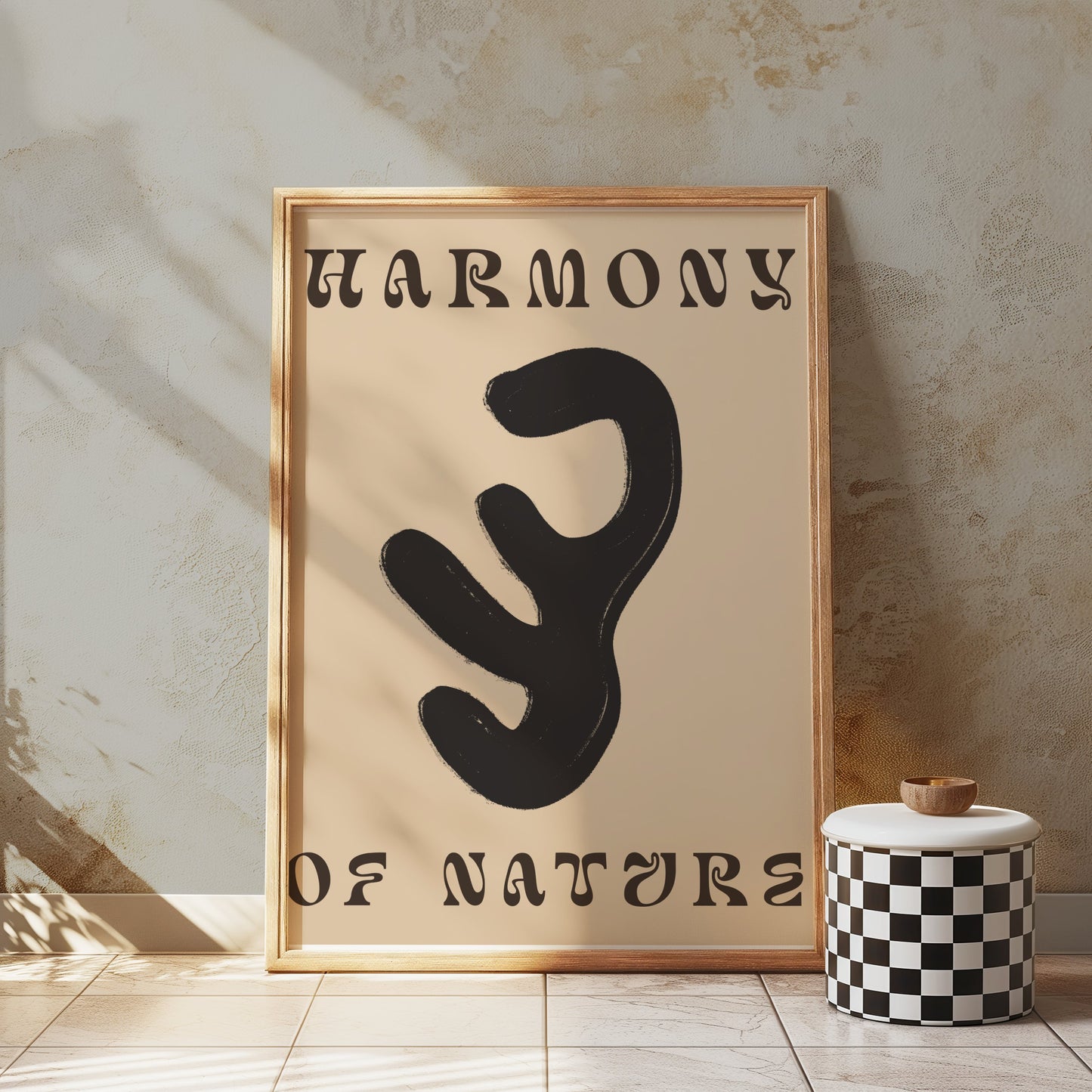 Premium Poster of Harmony of Nature Abstract Wall Art Posters