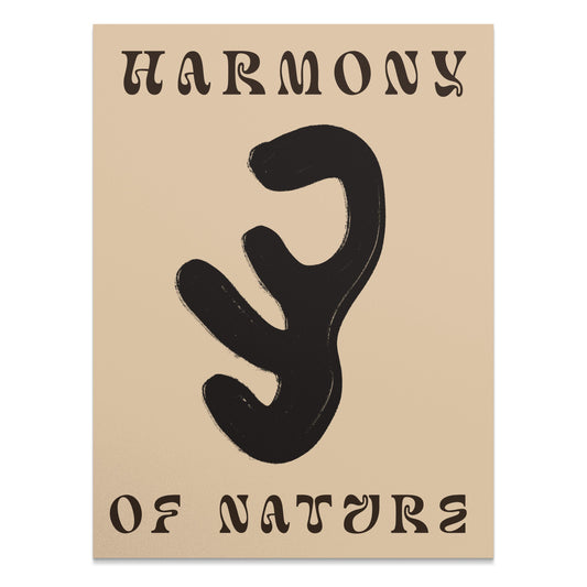 Premium Poster of Harmony of Nature Abstract Wall Art Posters