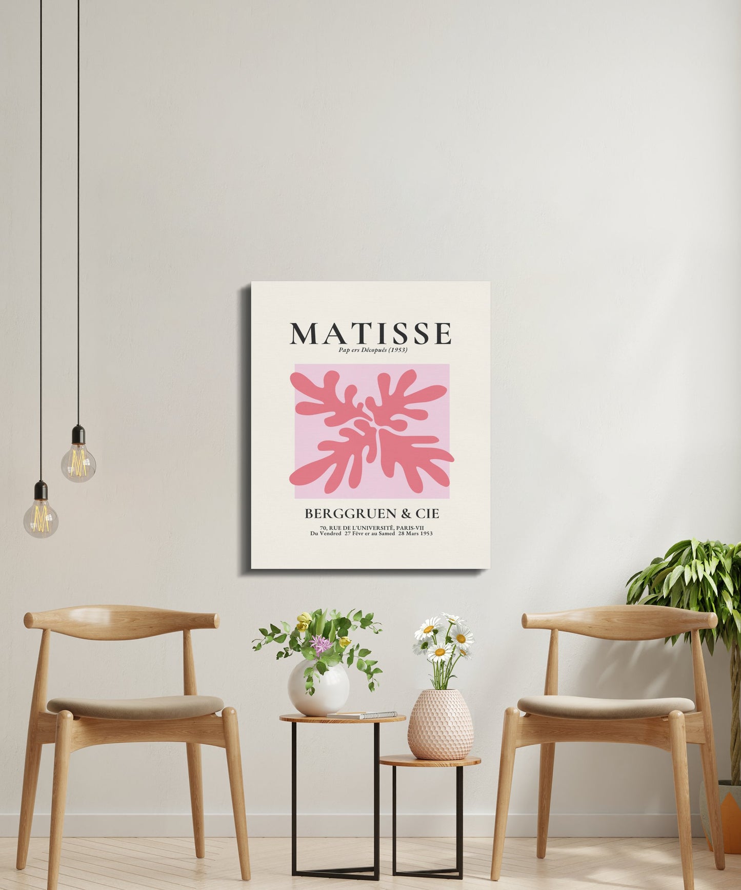 Premium Poster of Henri Matisse Art Exhibition Poster Canvas Wraps