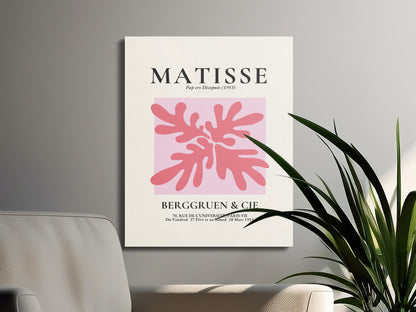 Premium Poster of Henri Matisse Art Exhibition Poster Canvas Wraps