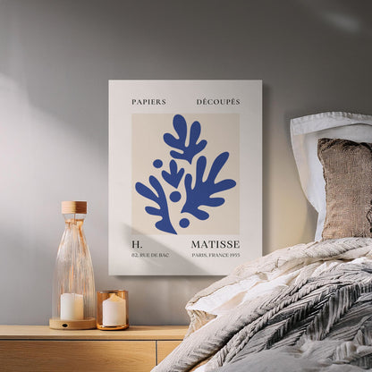 Premium Poster of Henri Matisse Art Print Paris France 1955 Canvas Wraps