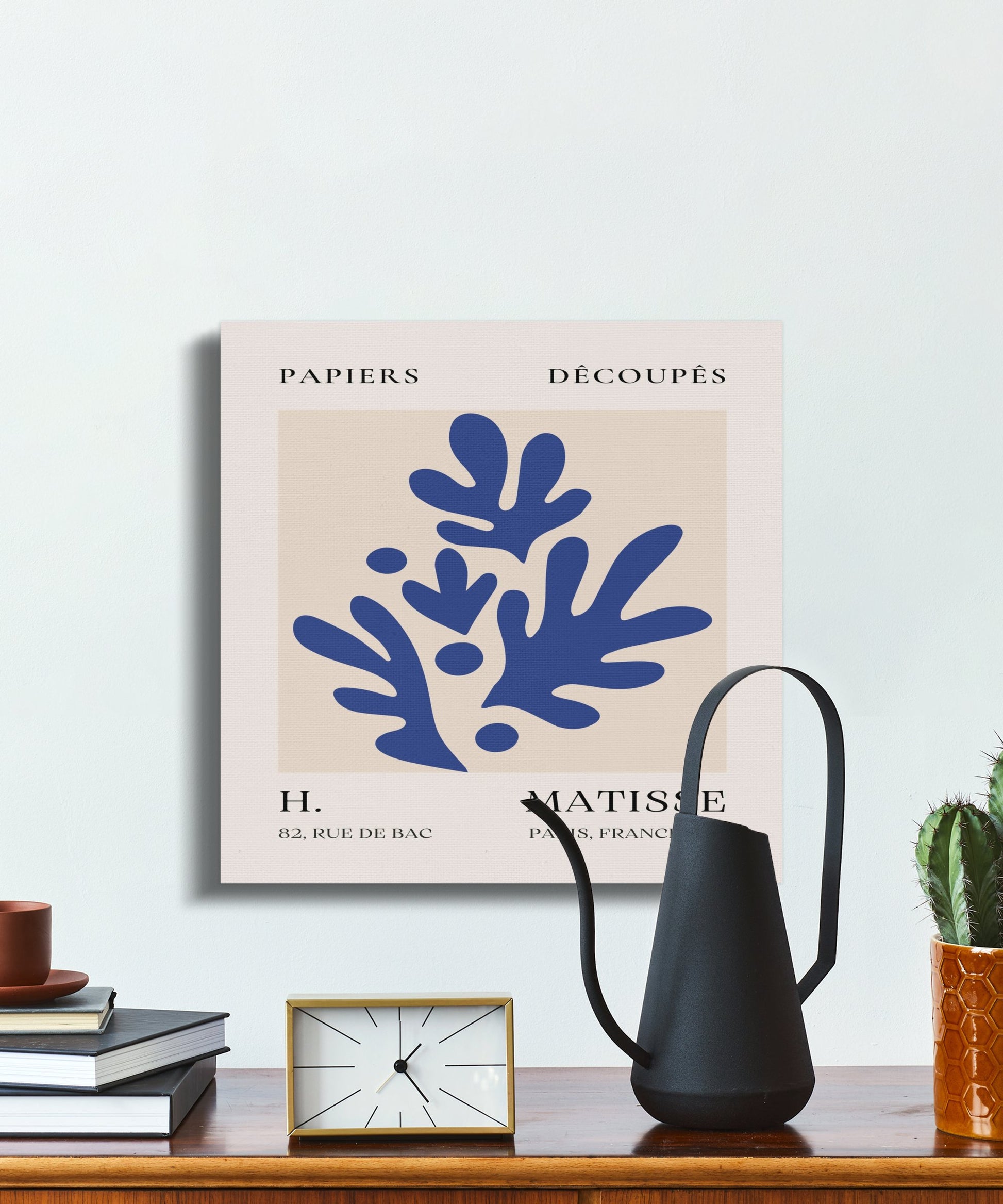 Premium Poster of Henri Matisse Art Print Paris France 1955 Canvas Wraps