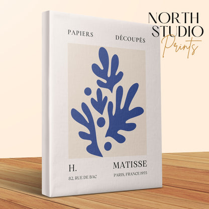 Premium Poster of Henri Matisse Art Print Paris France 1955 Canvas Wraps