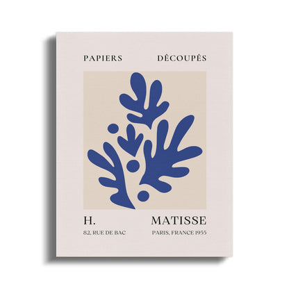 Premium Poster of Henri Matisse Art Print Paris France 1955 Canvas Wraps