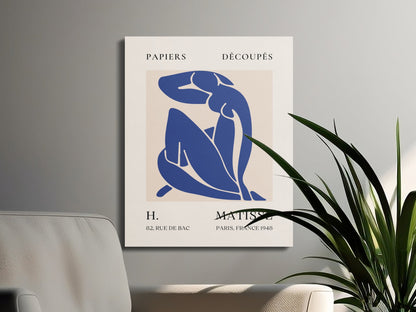 Premium Poster of Henri Matisse Artwork Inspired Modern Canvas Wraps