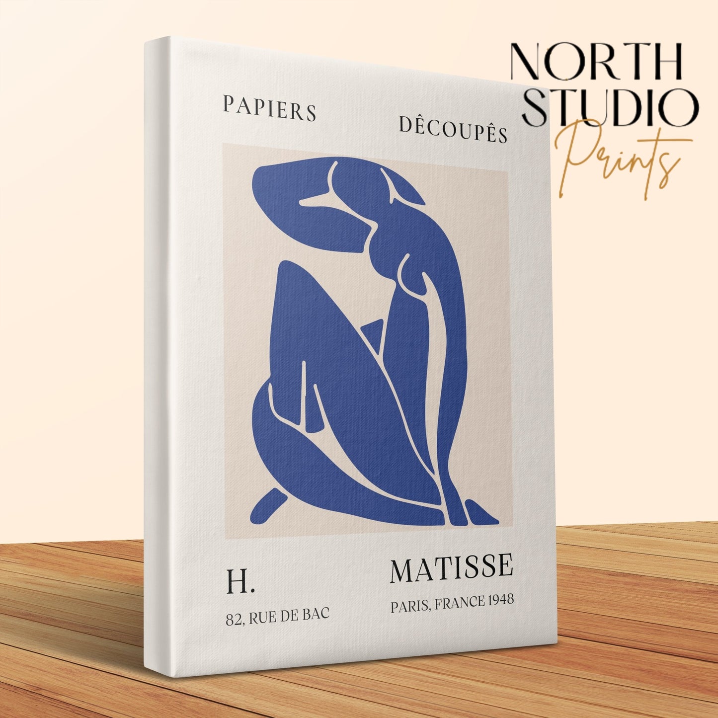 Premium Poster of Henri Matisse Artwork Inspired Modern Canvas Wraps