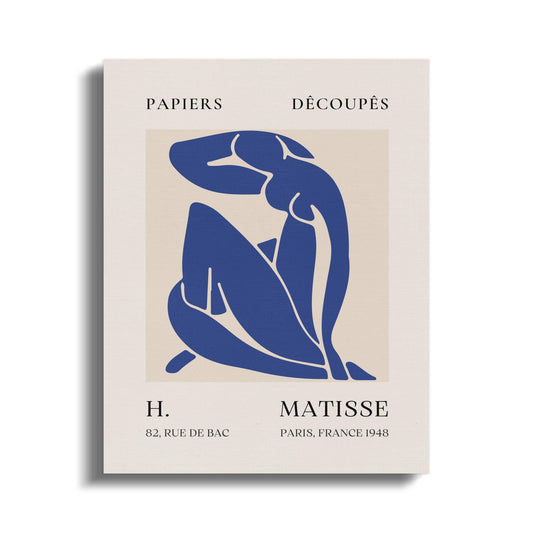 Premium Poster of Henri Matisse Artwork Inspired Modern Canvas Wraps