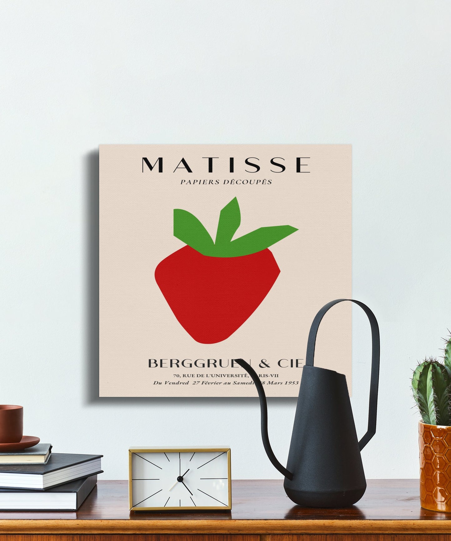 Premium Poster of Henri Matisse Berggruen Strawberry Poster Canvas Wraps