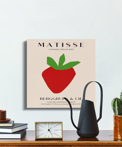 Premium Poster of Henri Matisse Berggruen Strawberry Poster Canvas Wraps