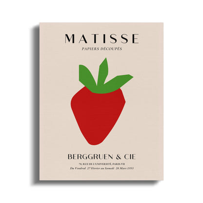 Premium Poster of Henri Matisse Berggruen Strawberry Poster Canvas Wraps
