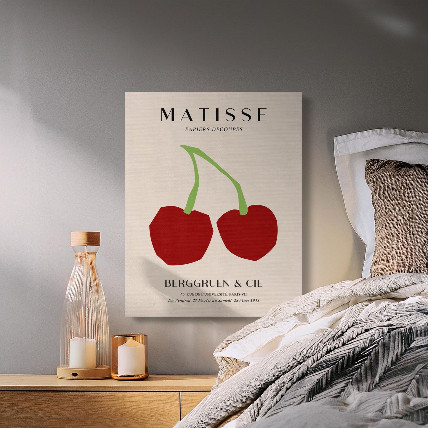 Premium Poster of Henri Matisse Cherry Art Berggruen and Cie Canvas Wraps
