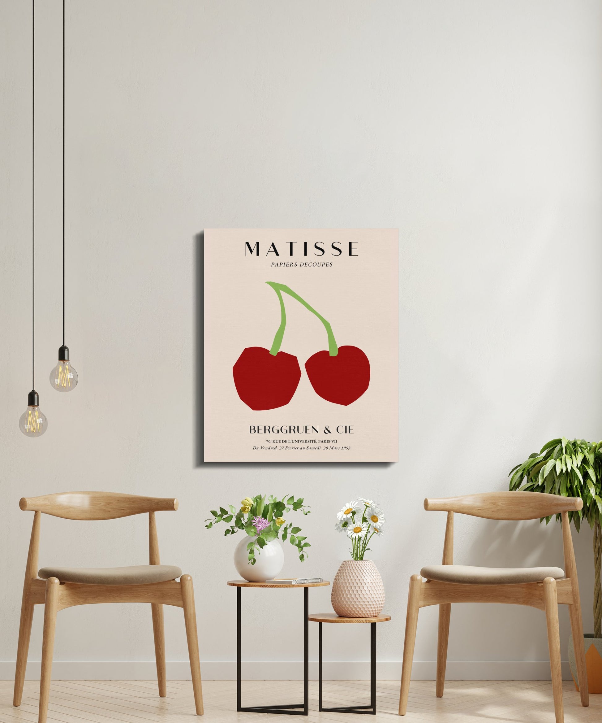 Premium Poster of Henri Matisse Cherry Art Berggruen and Cie Canvas Wraps