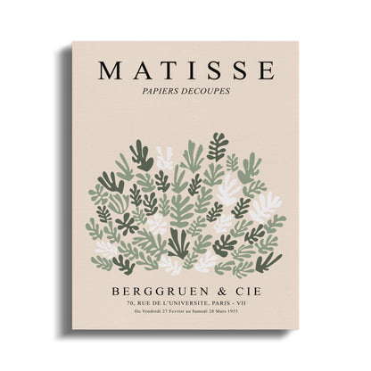 Premium Poster of Henri Matisse Exhibition Poster Papiers Decoupes Canvas Wraps