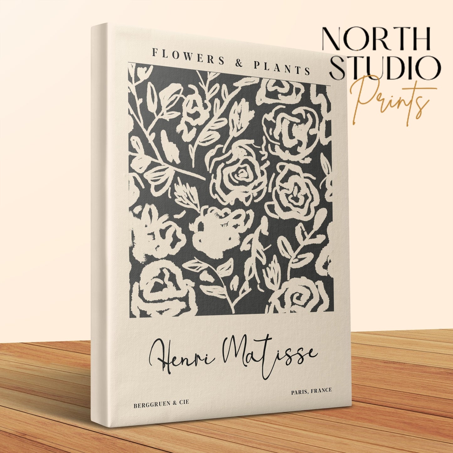 Premium Poster of Henri Matisse Flowers and Plants Canvas Wraps