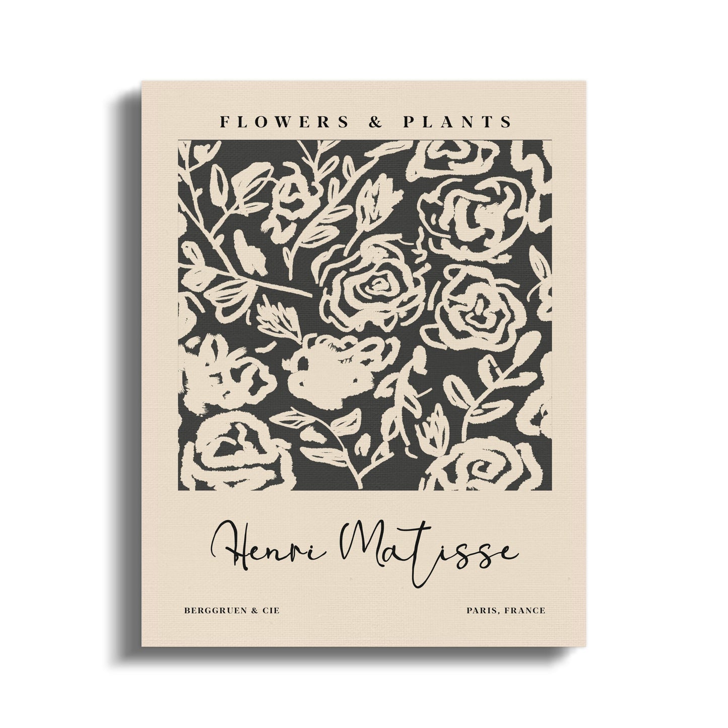 Premium Poster of Henri Matisse Flowers and Plants Canvas Wraps