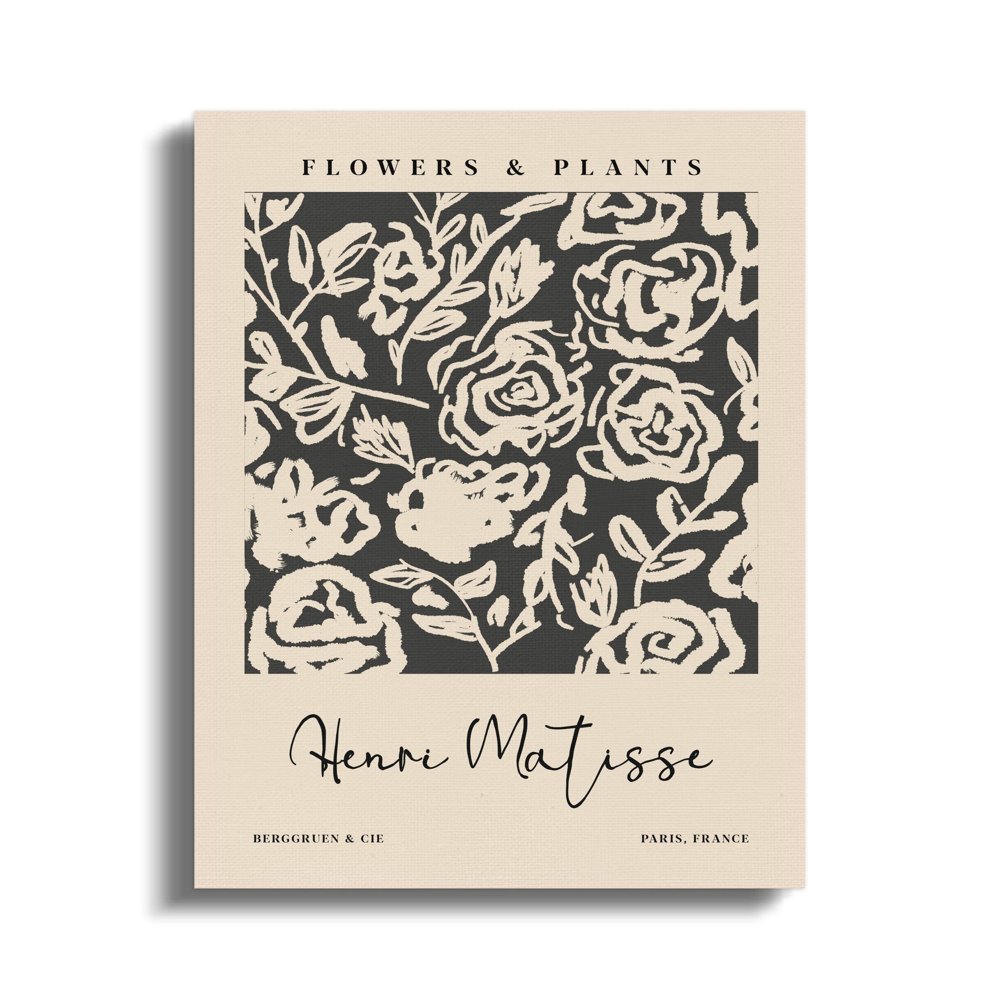 Premium Poster of Henri Matisse Flowers and Plants Canvas Wraps
