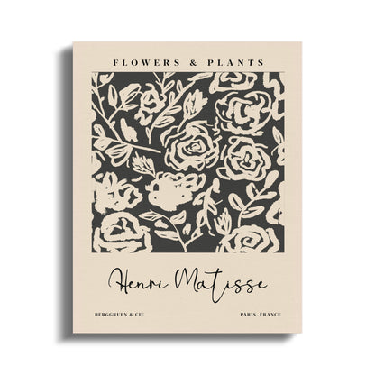 Premium Poster of Henri Matisse Flowers and Plants Canvas Wraps