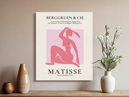 Premium Poster of Henri Matisse Inspired Art Exhibition Canvas Wraps