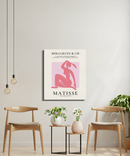 Premium Poster of Henri Matisse Inspired Art Exhibition Canvas Wraps