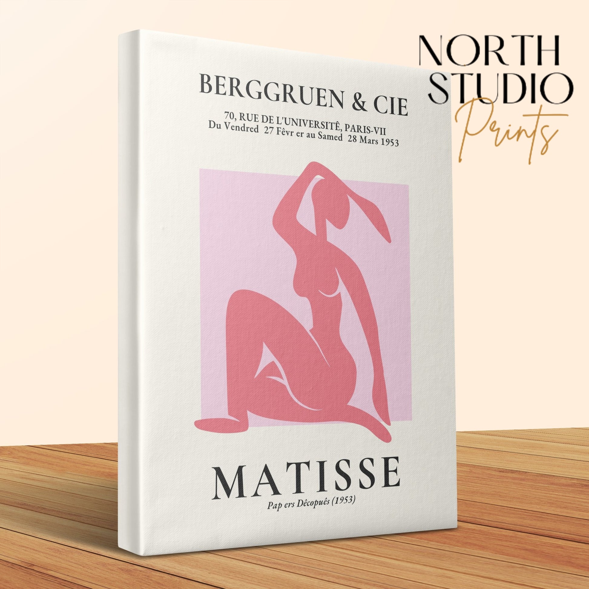 Premium Poster of Henri Matisse Inspired Art Exhibition Canvas Wraps