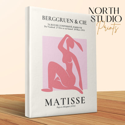 Premium Poster of Henri Matisse Inspired Art Exhibition Canvas Wraps