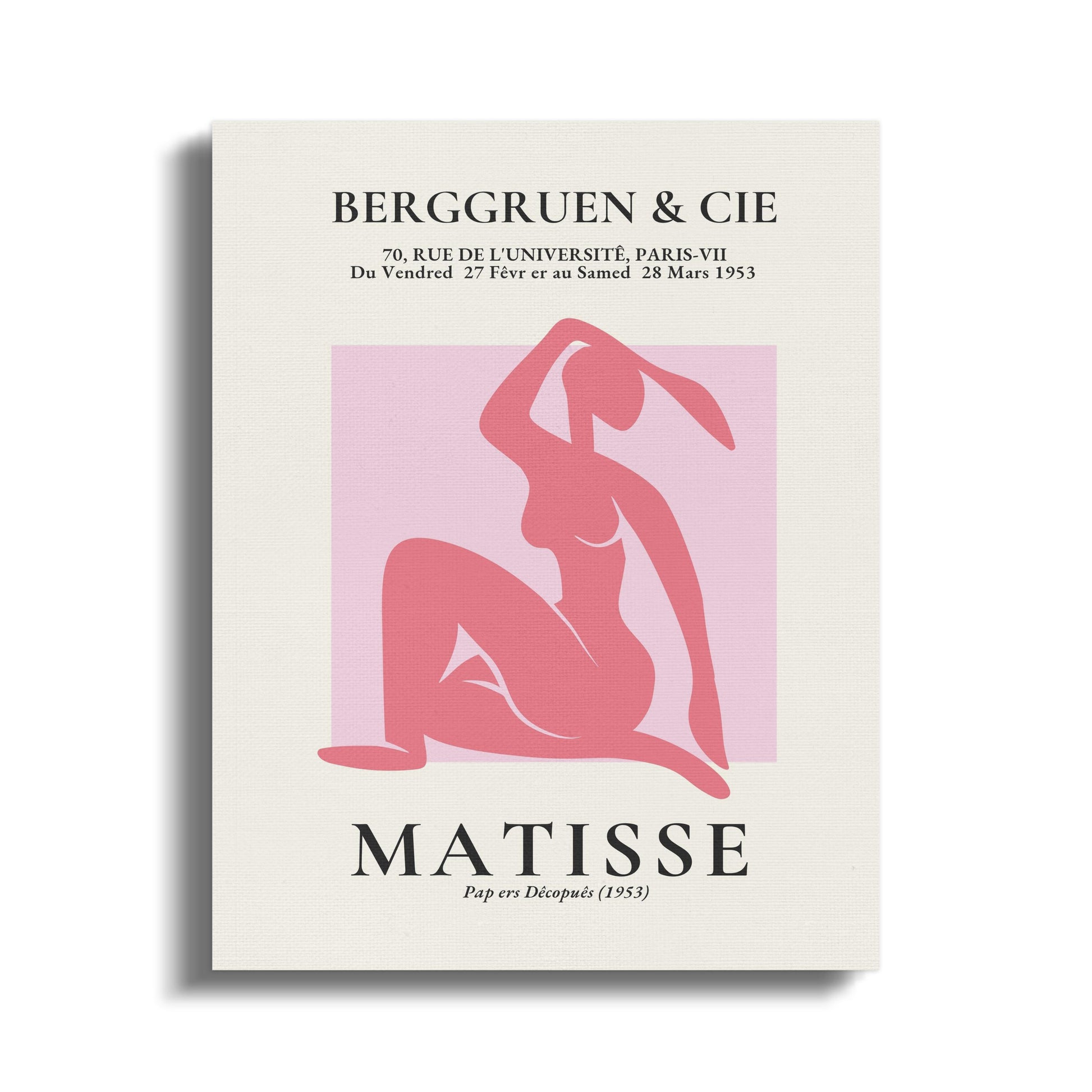 Premium Poster of Henri Matisse Inspired Art Exhibition Canvas Wraps