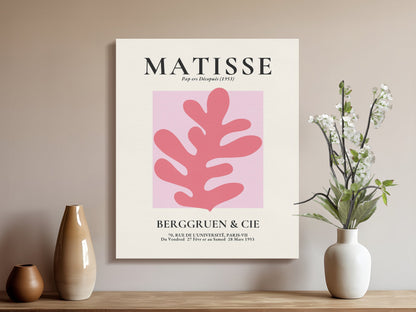 Premium Poster of Henri Matisse Inspired Berggruen Cie Canvas Wraps