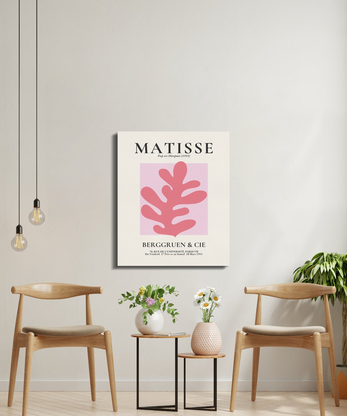 Premium Poster of Henri Matisse Inspired Berggruen Cie Canvas Wraps