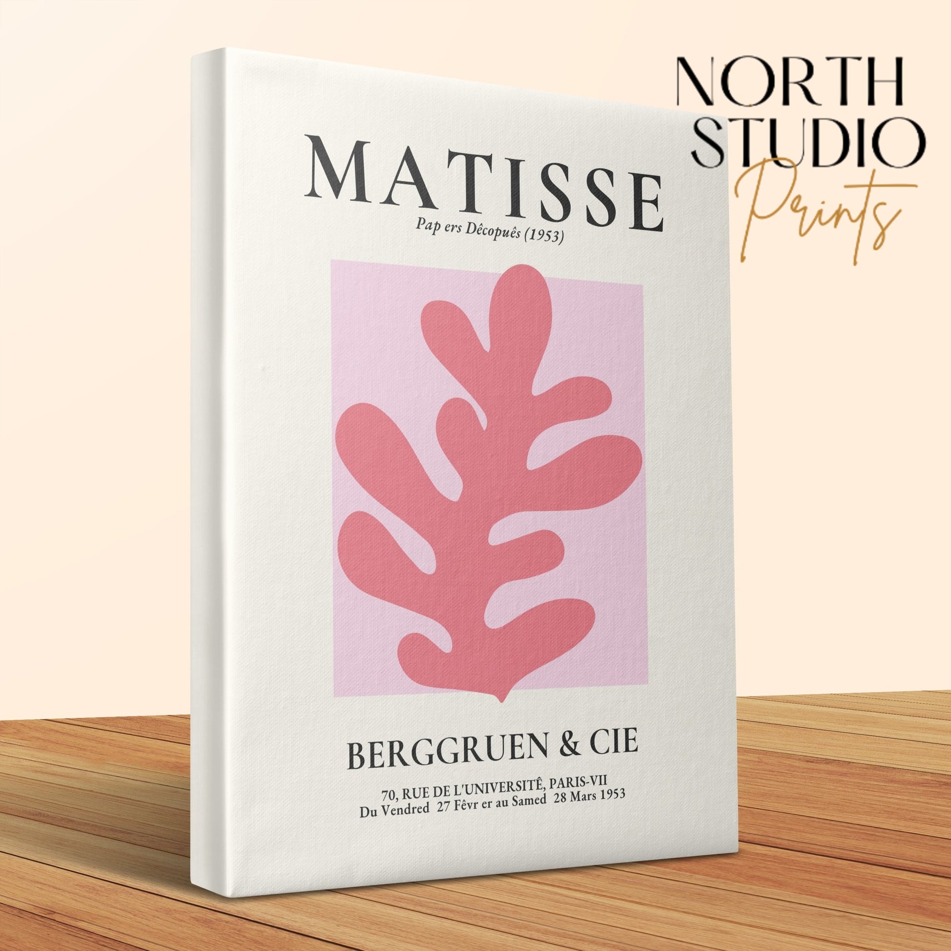 Premium Poster of Henri Matisse Inspired Berggruen Cie Canvas Wraps