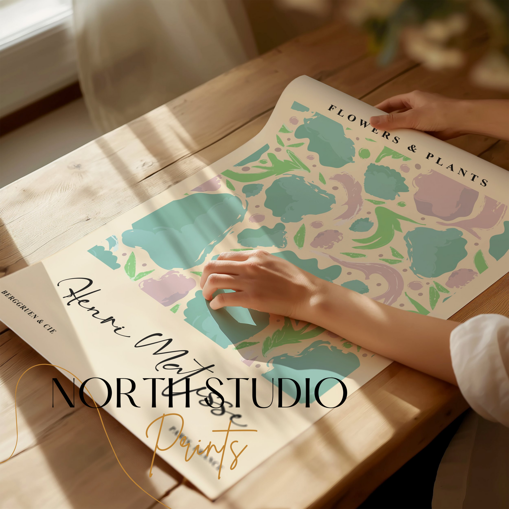 Premium Poster of Henri Matisse Inspired Flowers and Plants Art Posters