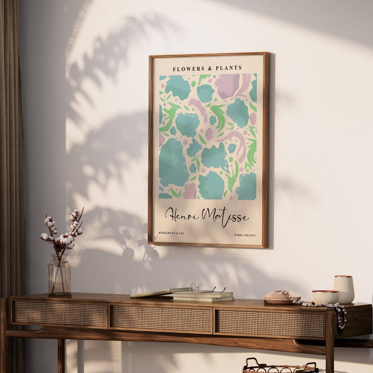 Premium Poster of Henri Matisse Inspired Flowers and Plants Art Posters